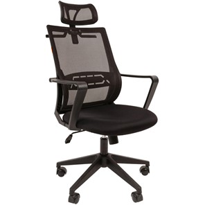 Офисное кресло CHAIRMAN 545 сетка/ткань черный в Твери