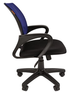 Офисное кресло CHAIRMAN 696 black Сетчатый акрил DW61 синий в Твери - предосмотр 2