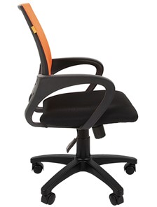 Офисное кресло CHAIRMAN 696 black Сетчатый акрил DW66 оранжевый в Твери - предосмотр 5