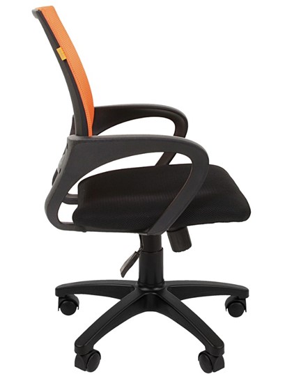 Офисное кресло CHAIRMAN 696 black Сетчатый акрил DW66 оранжевый в Твери - изображение 5