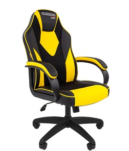 Кресло CHAIRMAN GAME 17, цвет черный /желтый в Твери