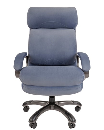 Компьютерное кресло CHAIRMAN HOME 505, велюр голубое в Твери - изображение 3