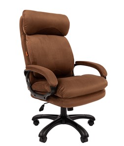 Кресло компьютерное CHAIRMAN HOME 505, велюр коричневое в Твери