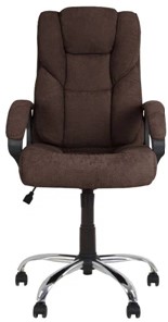 Кресло офисное MORFEO (CHR68) ткань SORO-28, коричневая в Твери