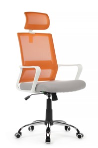 Кресло офисное RCH 1029HW, серый/оранжевый в Твери