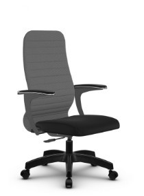 Офисное кресло SU-CU160-10P PL серый/черный в Твери