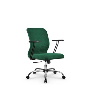Кресло офисное SU-Mr-4/подл.109/осн.003  зеленый в Твери