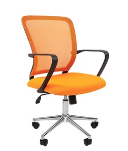 Офисное кресло CHAIRMAN 698 CHROME new Сетка TW-66 (оранжевый) в Твери