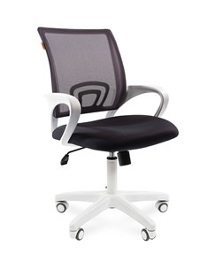 Офисное кресло CHAIRMAN 696 white, tw12-tw04 серый в Твери
