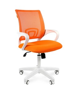 Кресло CHAIRMAN 696 white, ткань, цвет оранжевый в Твери