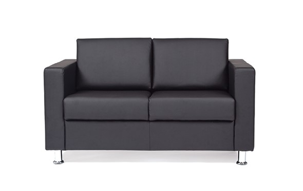 Прямой диван Симпл двухместный, экокожа в Твери - изображение