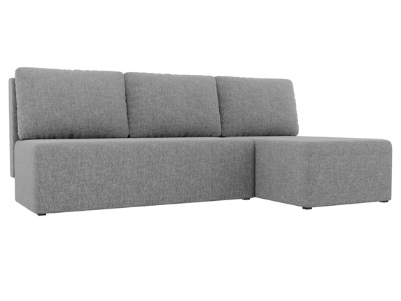 Угловой диван Поло, Серый (рогожка) в Твери - изображение