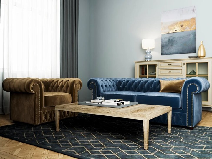 Прямой диван Честер 2,5М (седафлекс) в Твери - изображение 11