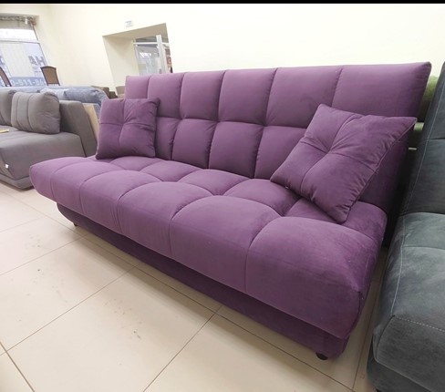 Прямой диван Лора Веста 2 ПРБЛ 1Valetta 25 велюр в Твери - изображение