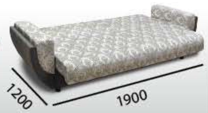 Прямой диван Акварель 2 БД в Твери - изображение 1