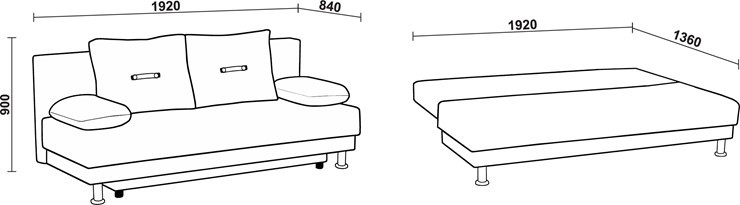 Прямой диван Нео 3 Н в Твери - изображение 6