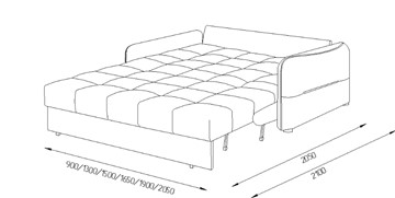 Прямой диван Токио 2 130 (ППУ) в Твери - предосмотр 8