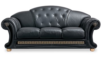Раскладной диван Versace (3-х местный) black в Твери