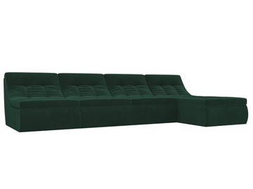 Модульный раскладной диван Холидей, Зеленый (велюр) в Твери