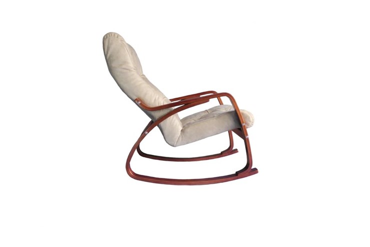Кресло-качалка Гранд, замша крем в Твери - изображение 1