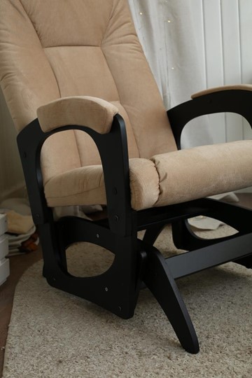 Кресло-качалка Леон маятниковая, ткань AMIGo песок 29-Т-П в Твери - изображение 8
