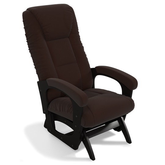 Кресло-качалка Леон маятниковая, ткань AMIGo шоколад 29-Т-Ш в Твери - изображение 1