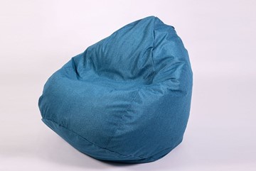 Кресло-мешок Юниор, рогожка синий в Твери