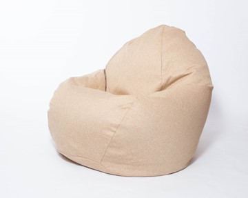 Кресло-мешок Макси, рогожка, 150х100, песочное в Твери - предосмотр