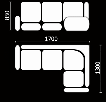 Угловой кухонный диван Нео КМ-01 (168х128 см.) в Твери - изображение 3