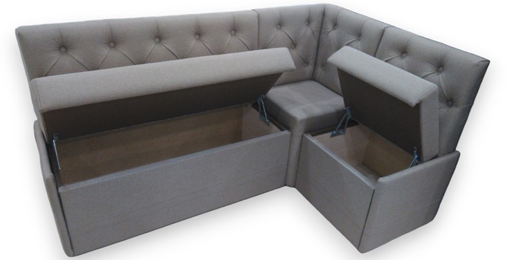 Кухонный угловой диван Квадро 7 мини с коробом в Твери - изображение 2