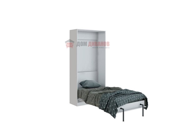 Кровать-шкаф Велена 1, 800х2000, цвет белый в Твери - изображение