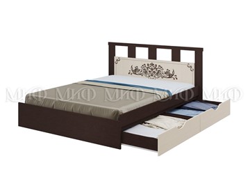 Кровать спальная Жасмин 1600 с ящиками в Твери