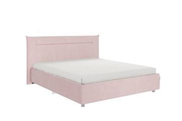 Двуспальная кровать Альба 1.6, нежно-розовый (велюр) в Твери