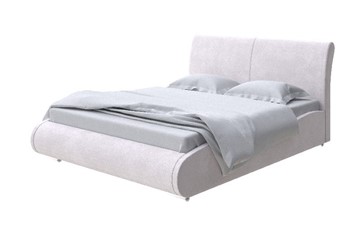 Спальная кровать Corso-8 Lite 200x200, Велюр (Casa Лунный) в Твери