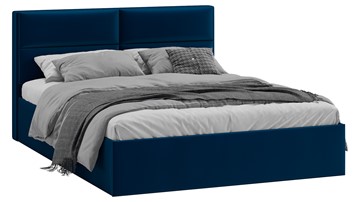 Кровать Глосс Тип 1 (Велюр Confetti Blue) в Твери
