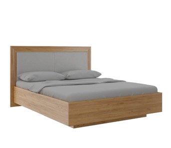 Кровать двуспальная с подъемным механизмом Глэдис М33 (Дуб золотой) в Твери