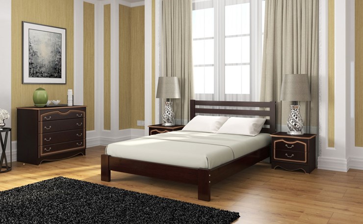 Спальная кровать Вероника (Белый Античный) 160х200 в Твери - изображение 4