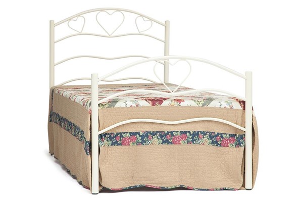Кровать 1-спальная ROXIE 90*200 см (Single bed), белый (White) в Твери - изображение