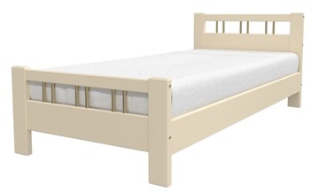 Спальная кровать Вероника-3 (Слоновая кость) 90х200 в Твери