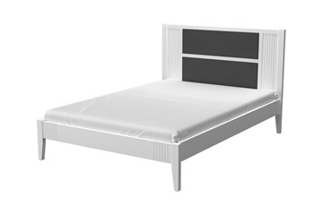 Кровать полутороспальная Бетти из массива сосны (Белый Античный) 180х200 в Твери