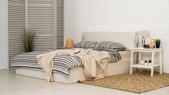 Спальная кровать Керри 1400х2000 с подъёмным механизмом в Твери - изображение