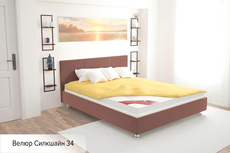 Полуторная кровать Вена 140х200 (с основанием) в Твери - изображение 1