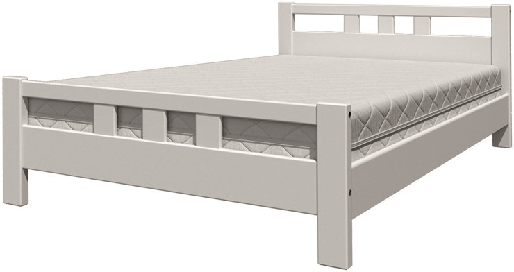Кровать полутороспальная Вероника-2 (Белый Античный) 140х200 в Твери - изображение 4