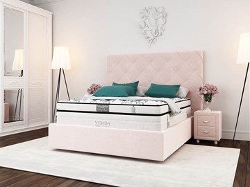 Кровать Style Compact/Island M 180х200, Флок (Велсофт Винтажный розовый) в Твери