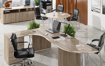 Мебель для персонала Wave 2, рабочий стол и конференц-стол в Твери