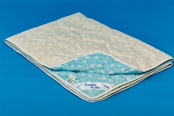 Одеяло легкое двуспальное Хлопок &  Лен в Твери - изображение