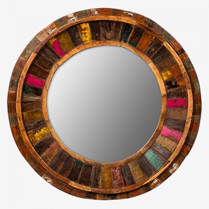 Зеркало навесное Маниша круглое в Твери - изображение