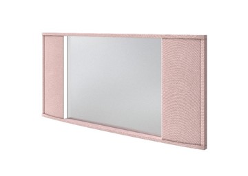 Зеркало прямоугольное Vittoria с подсветкой, Велюр (Ultra Розовый мусс) в Твери
