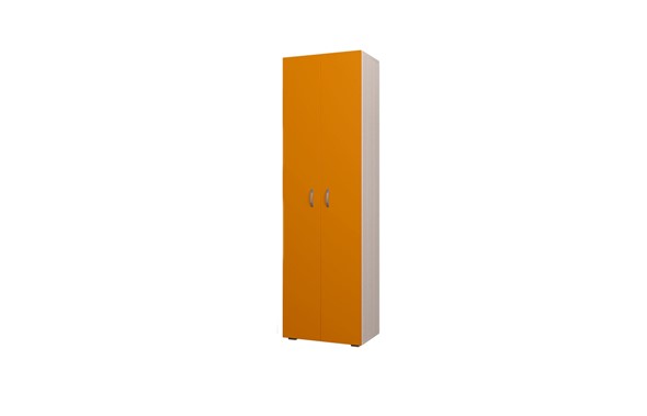Шкаф детский 600 ДО Млечный дуб, Оранжевый в Твери - изображение