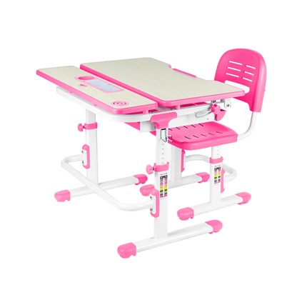 Парта растущая + стул Lavoro Pink в Твери - изображение